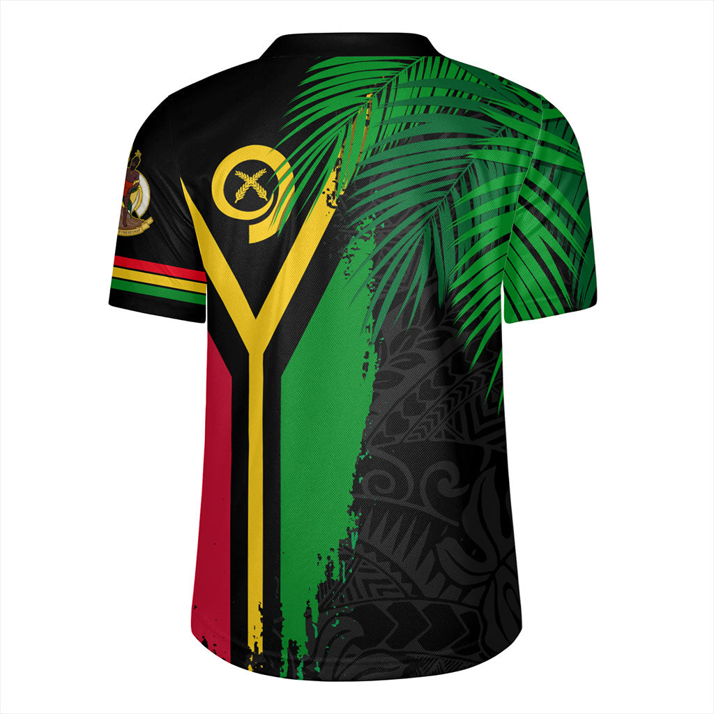 Vanuatu Rugby Jersey Special Fabric Leaves