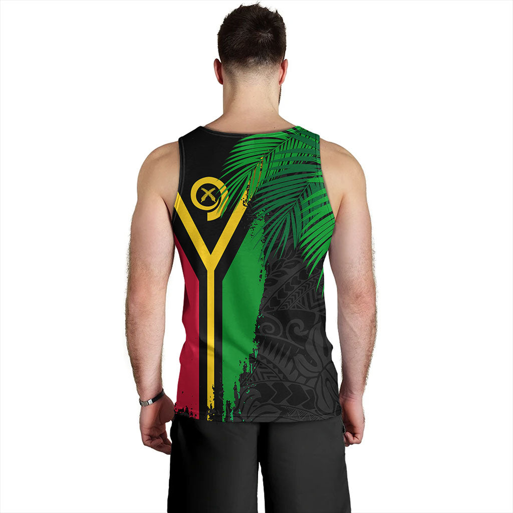 Vanuatu Tank Top Special Fabric Leaves