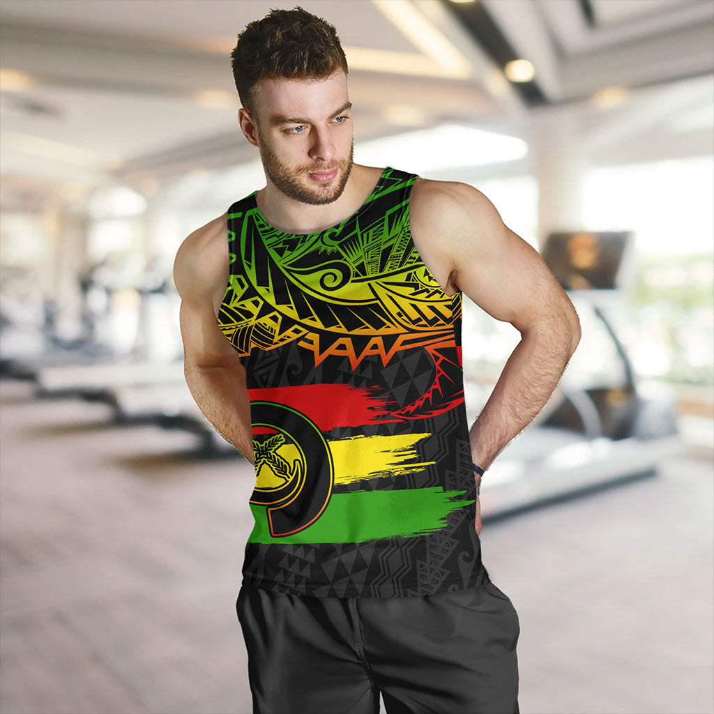Vanuatu Tank Top Tribal Grunge Flag
