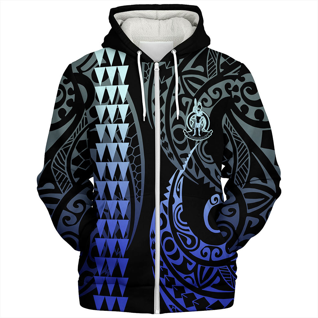 Vanuatu Sherpa Hoodie Kakau Style