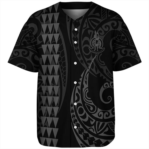 Vanuatu Baseball Shirt Kakau Style