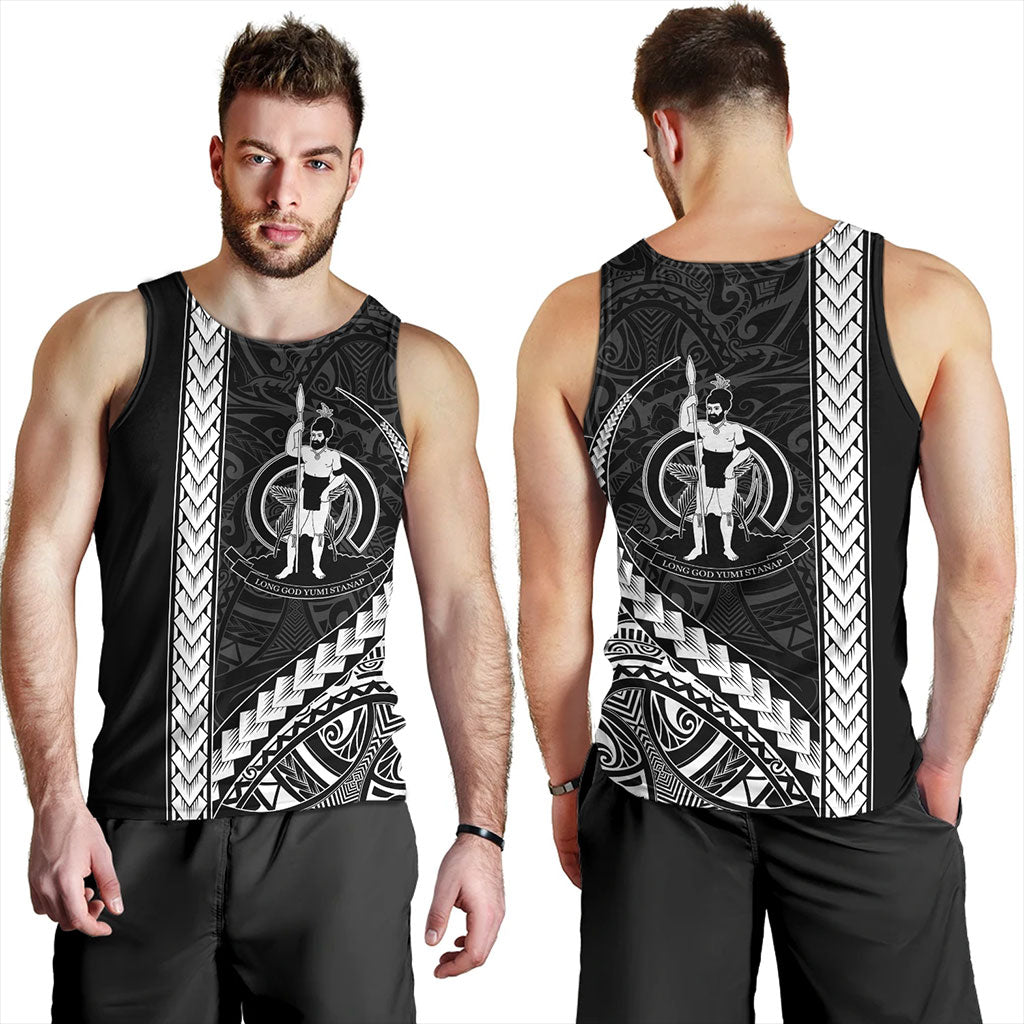 Vanuatu Tank Top Tribal Melanesian Coat Of Arms