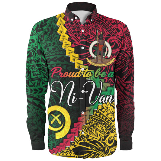 Vanuatu Long Sleeve Shirt Proud To Be A Ni-van