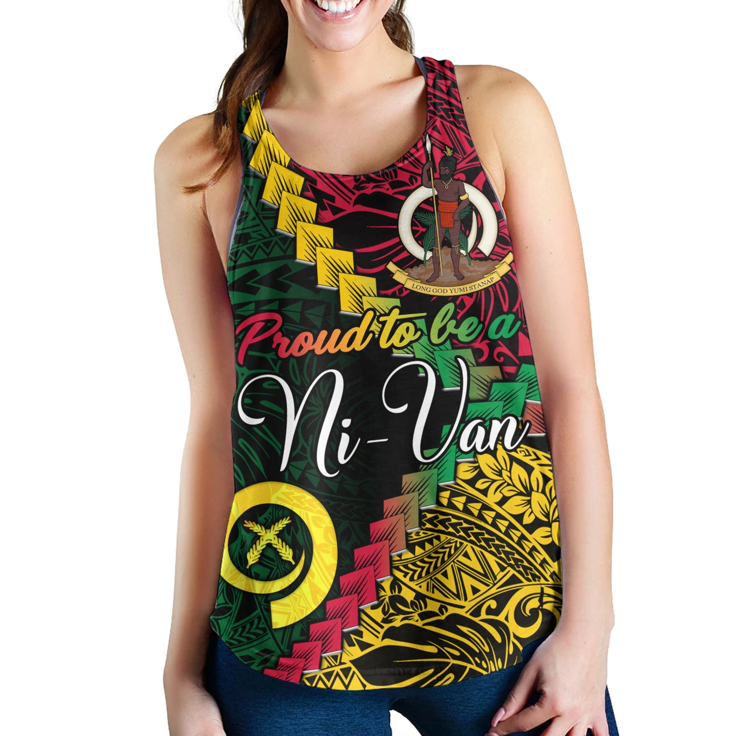 Vanuatu Women Tank Proud To Be A Ni-van