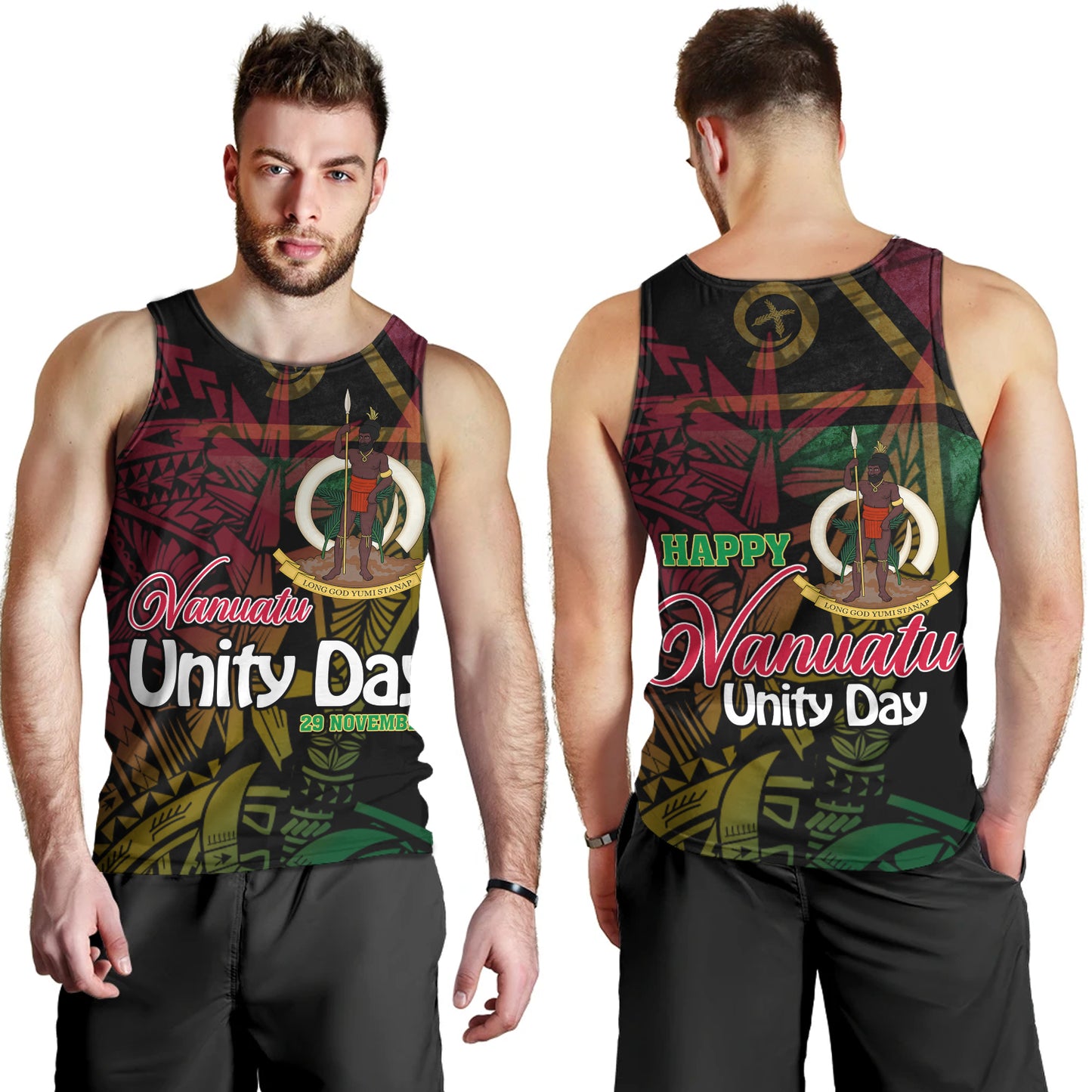Vanuatu Tank Top Vanuatu Unity Day