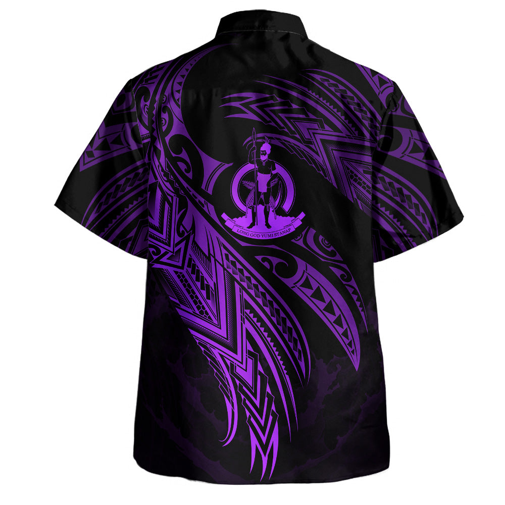 Vanuatu Custom Personalised Hawaiian Shirt Legend Color Version