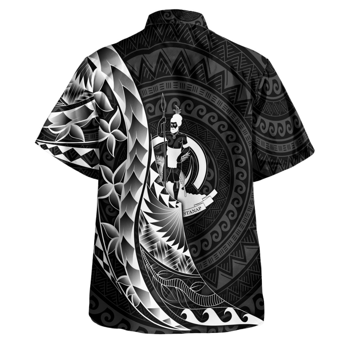 Vanuatu Custom Personalised Hawaiian Shirt Polynesian Pattern Style