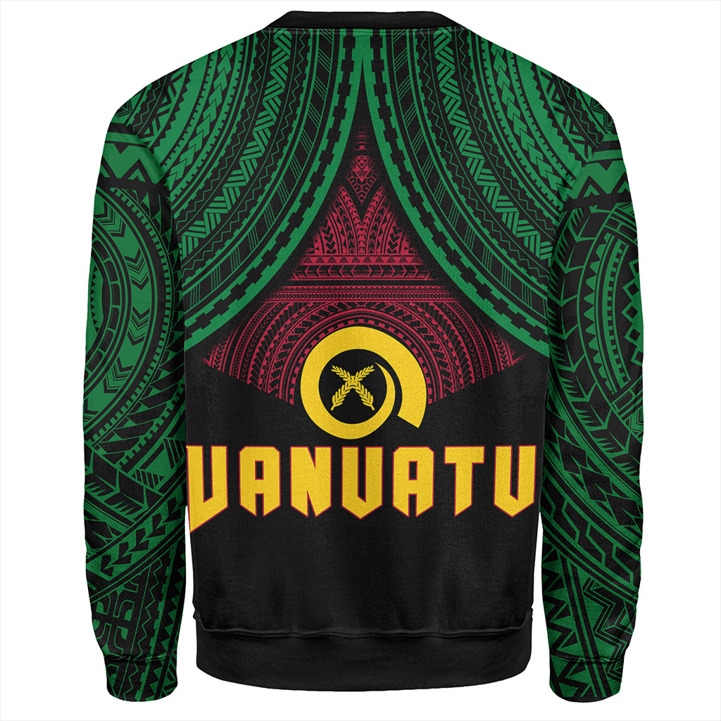 Vanuatu Sweatshirt Coat Of Arms Tribal