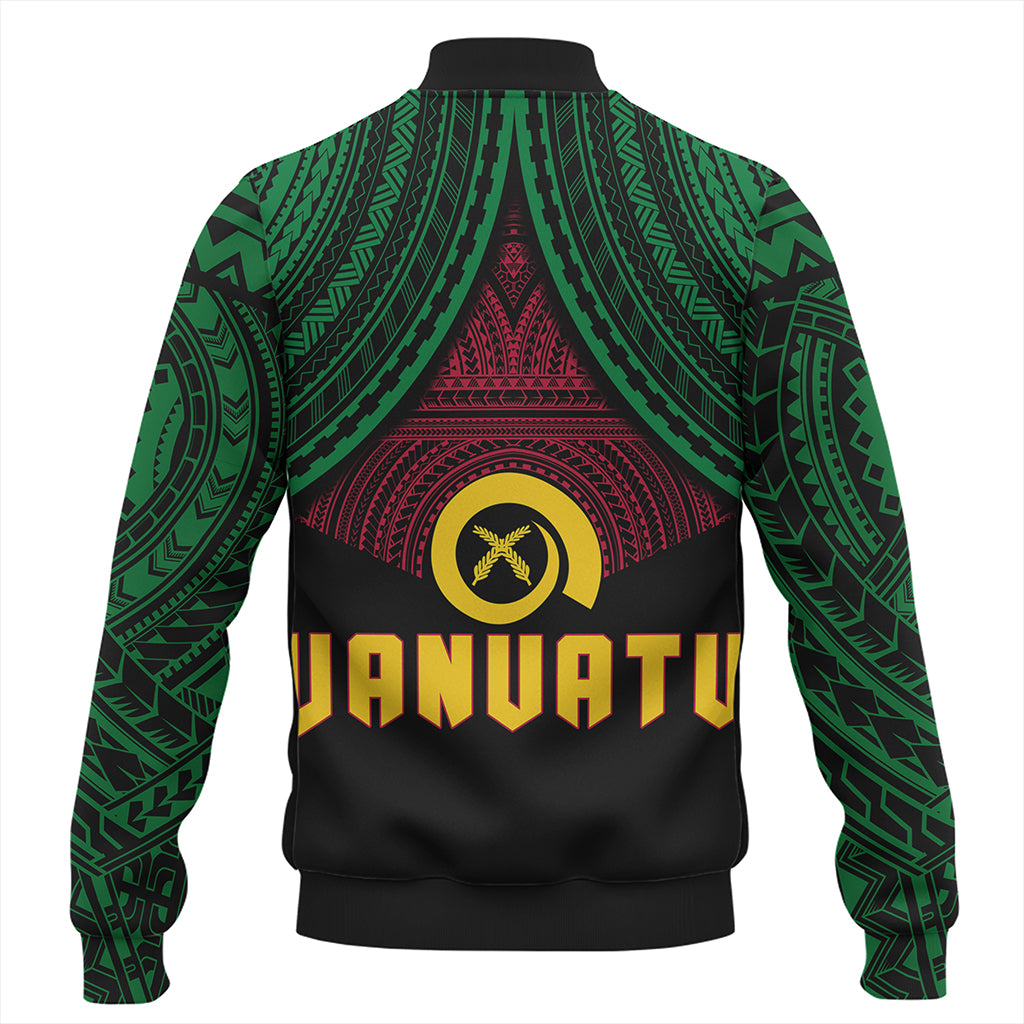 Vanuatu Baseball Jacket Coat Of Arms Tribal