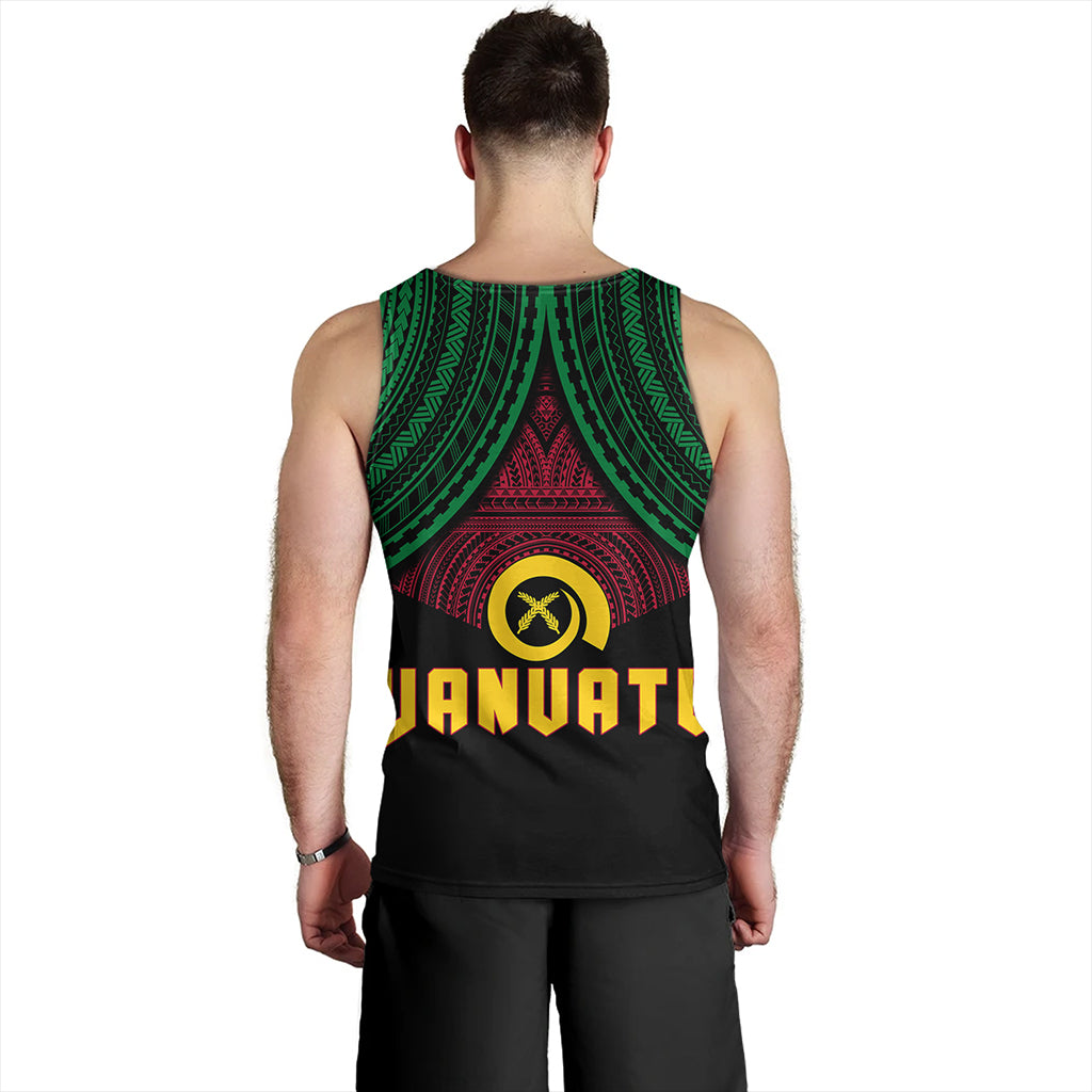 Vanuatu Tank Top Coat Of Arms Tribal