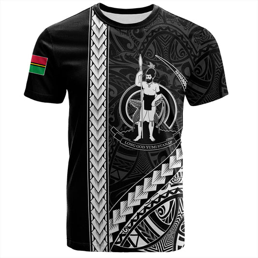 Vanuatu T-Shirt Tribal Melanesian Coat Of Arms