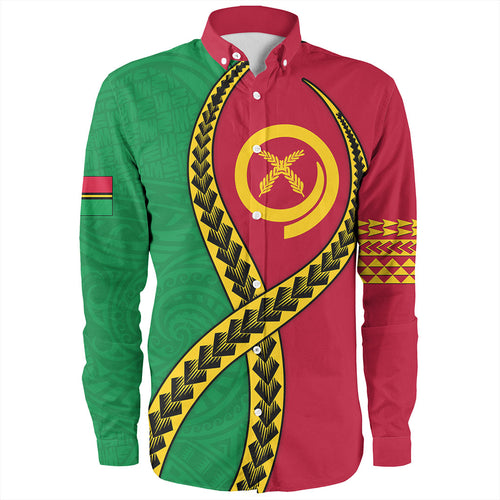 Vanuatu Long Sleeve Shirt Tribal Polynesian In My Heart