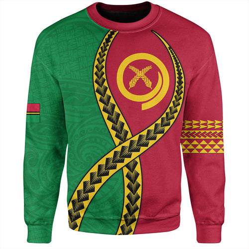 Vanuatu Sweatshirt Tribal Polynesian In My Heart