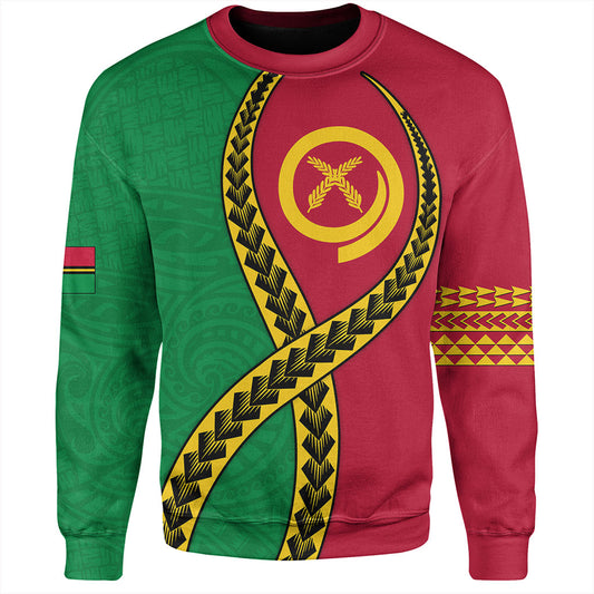 Vanuatu Sweatshirt Tribal Polynesian In My Heart