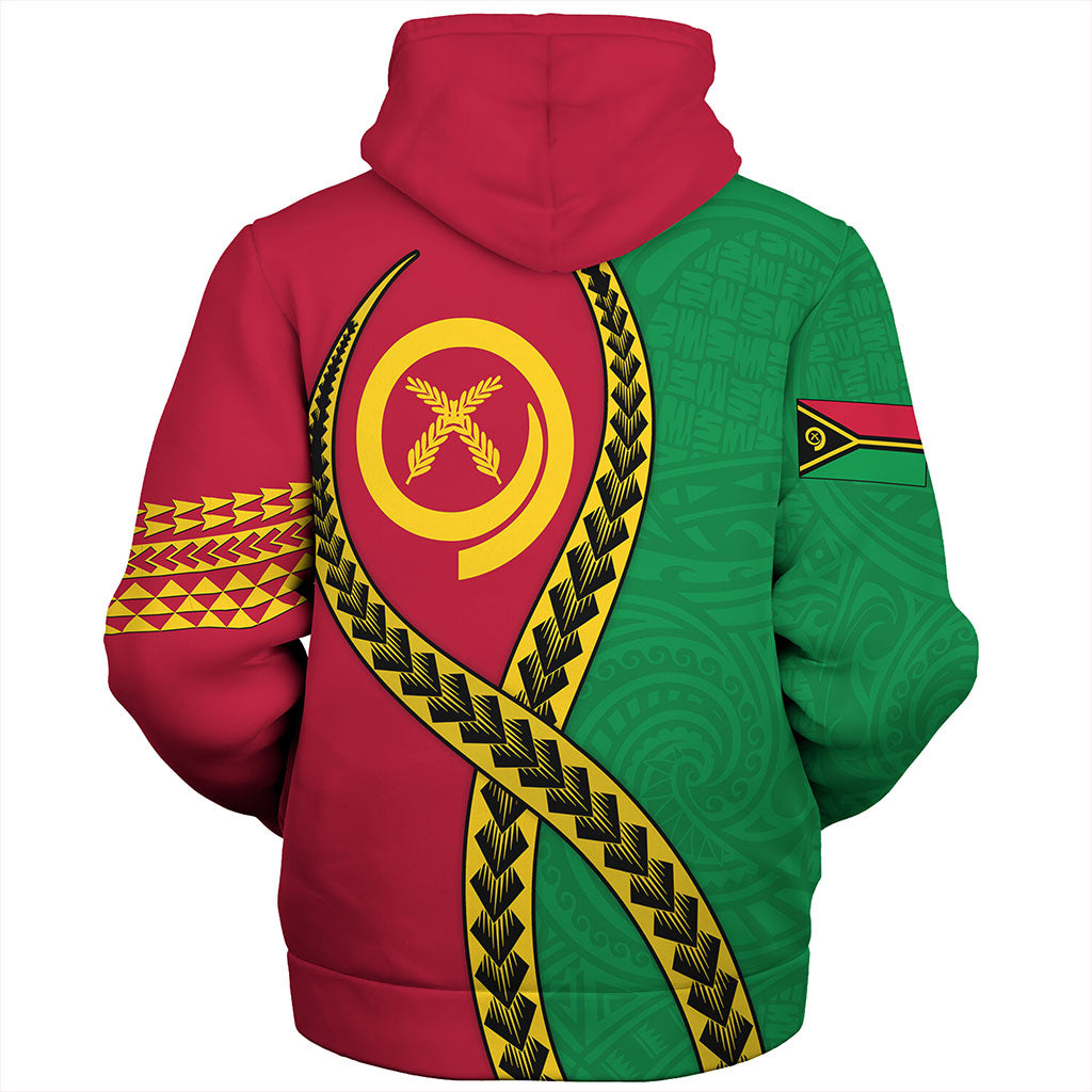 Vanuatu Sherpa Hoodie Tribal Polynesian In My Heart
