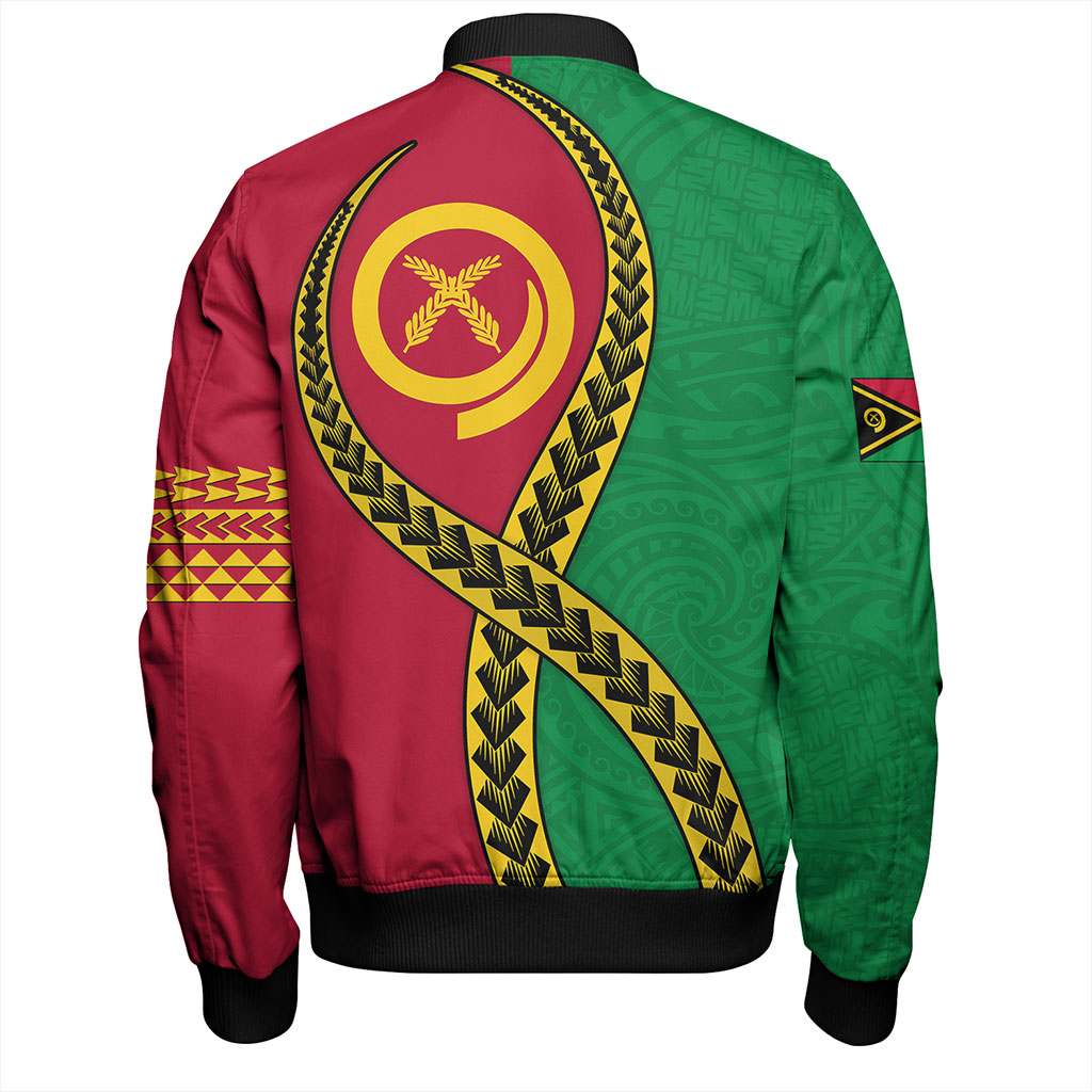 Vanuatu Bomber Jacket Tribal Polynesian In My Heart