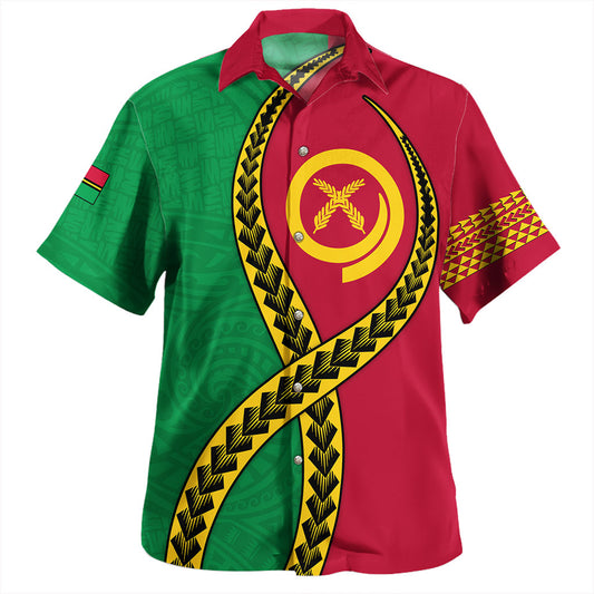 Papua New Guinea Hawaiian Shirt Flag And Coat Of Arms