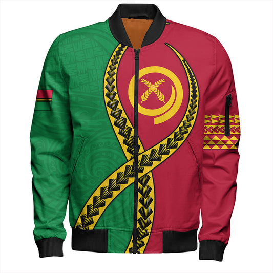 Vanuatu Bomber Jacket Tribal Polynesian In My Heart