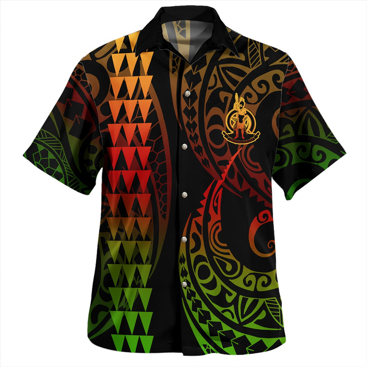 Vanuatu Combo Puletasi And Shirt Kakau Style Reggae
