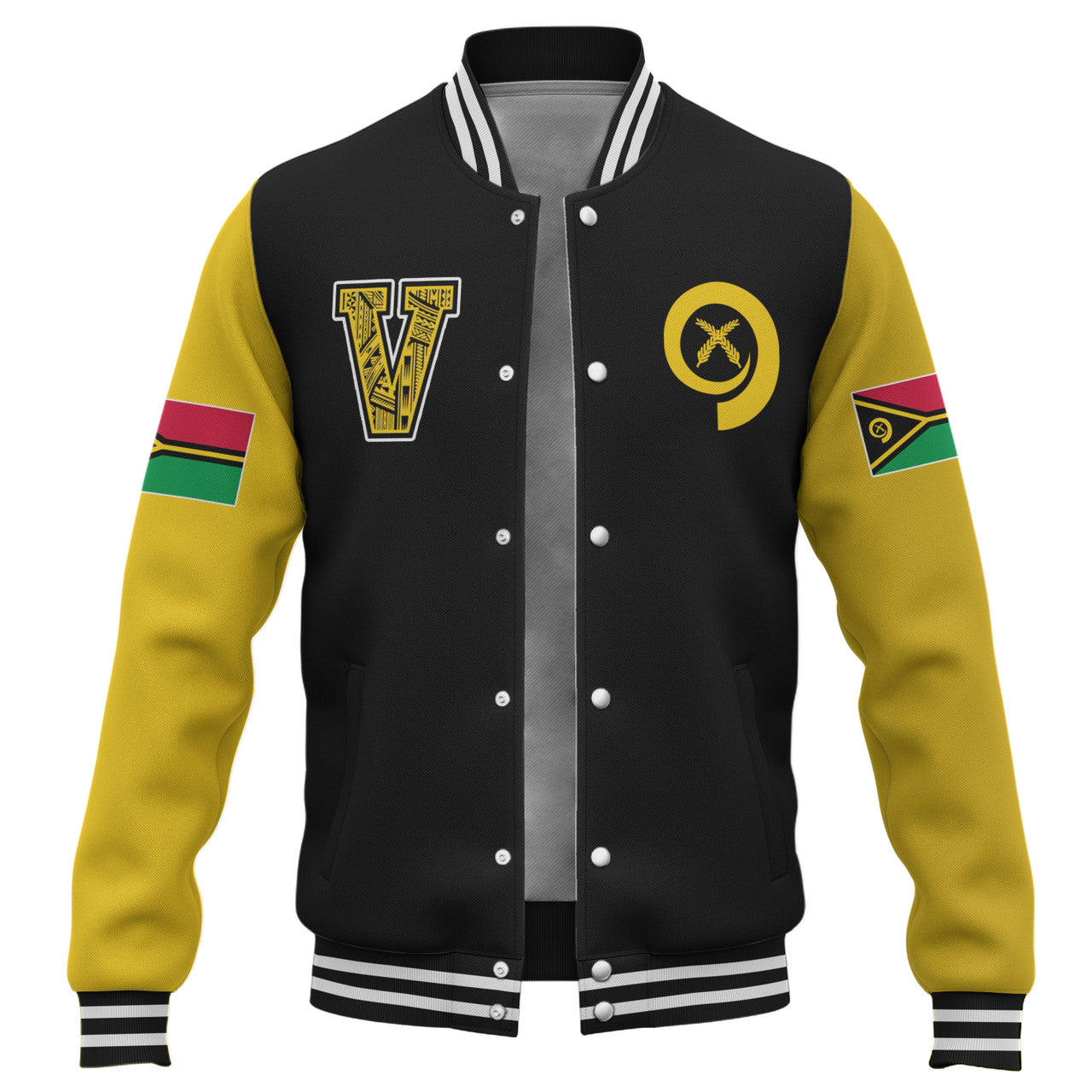 Vanuatu Baseball Jacket Letters Style Ver.1