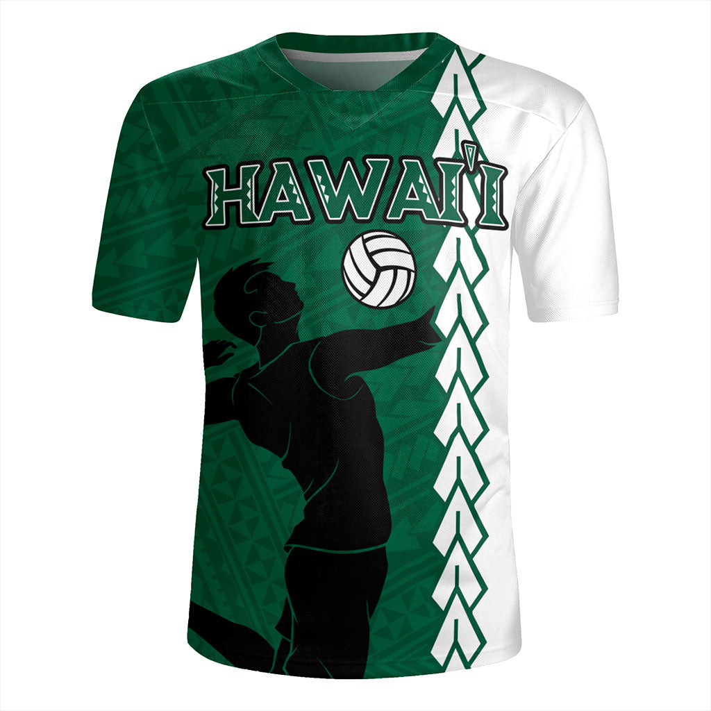 Hawaii Rugby Jersey Custom Men Volleyball Polynesia Tattoo
