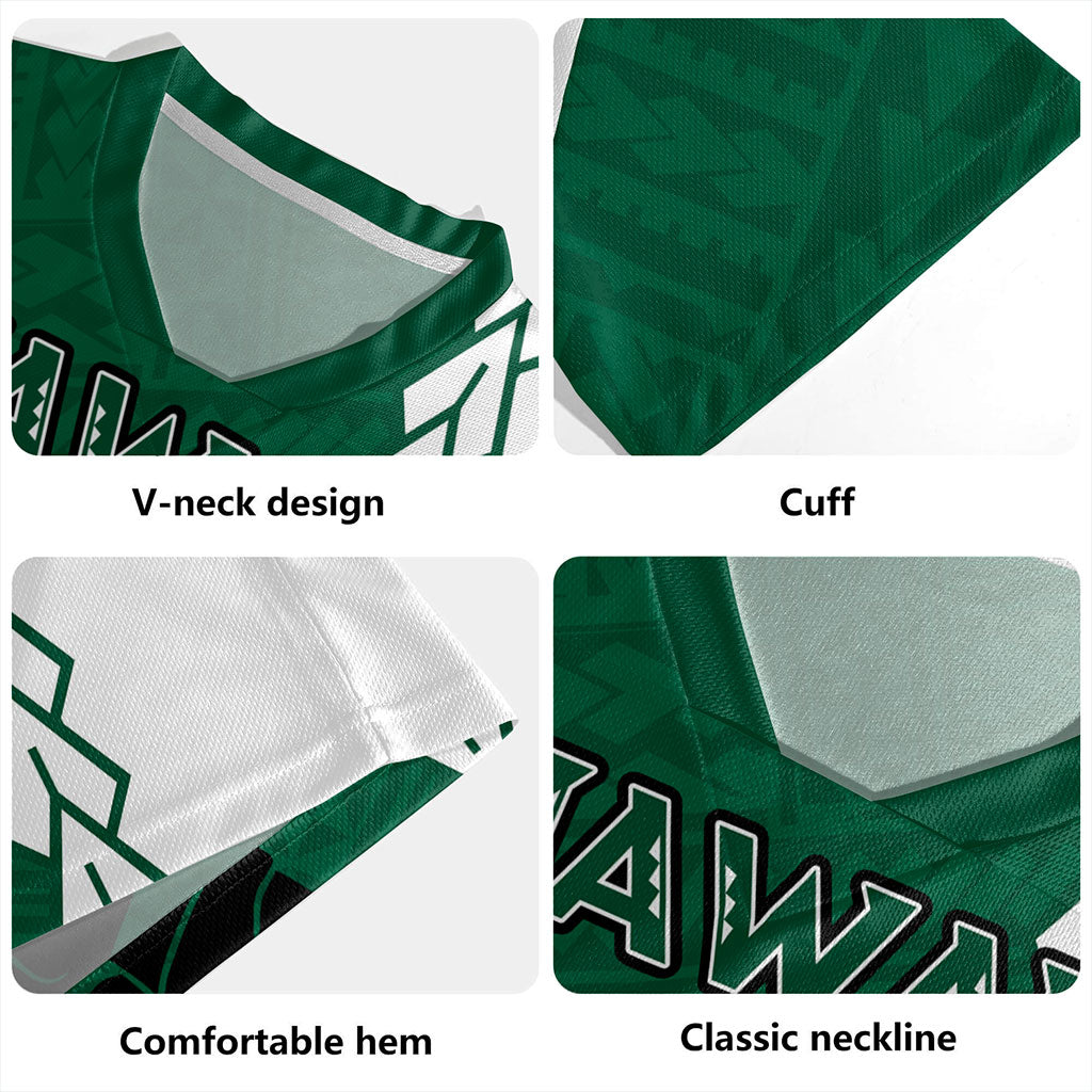 Hawaii Rugby Jersey Custom Men Volleyball Polynesia Tattoo