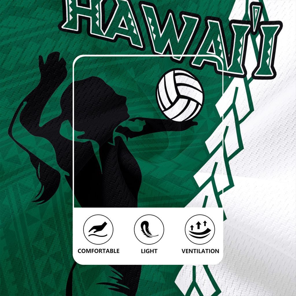 Hawaii Rugby Jersey Custom Women Volleyball Polynesia Tattoo