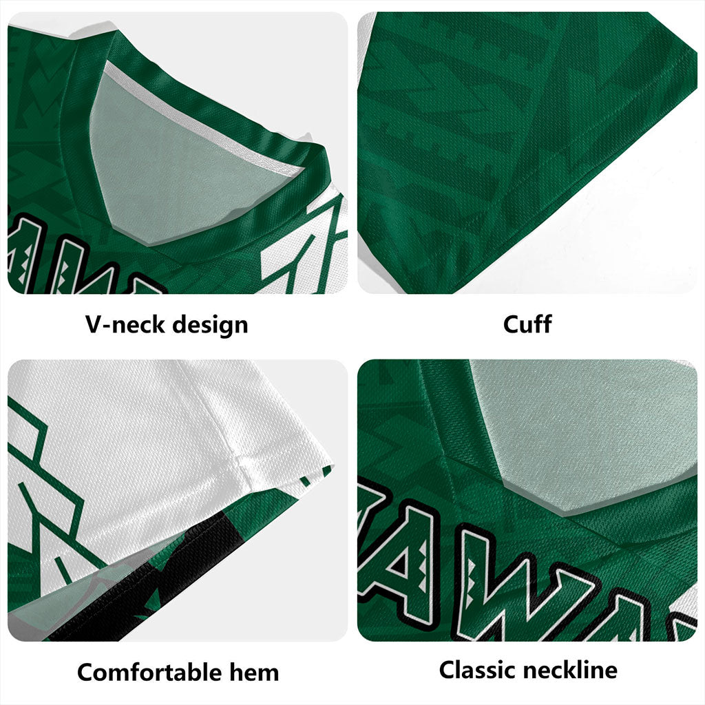 Hawaii Rugby Jersey Custom Women Volleyball Polynesia Tattoo
