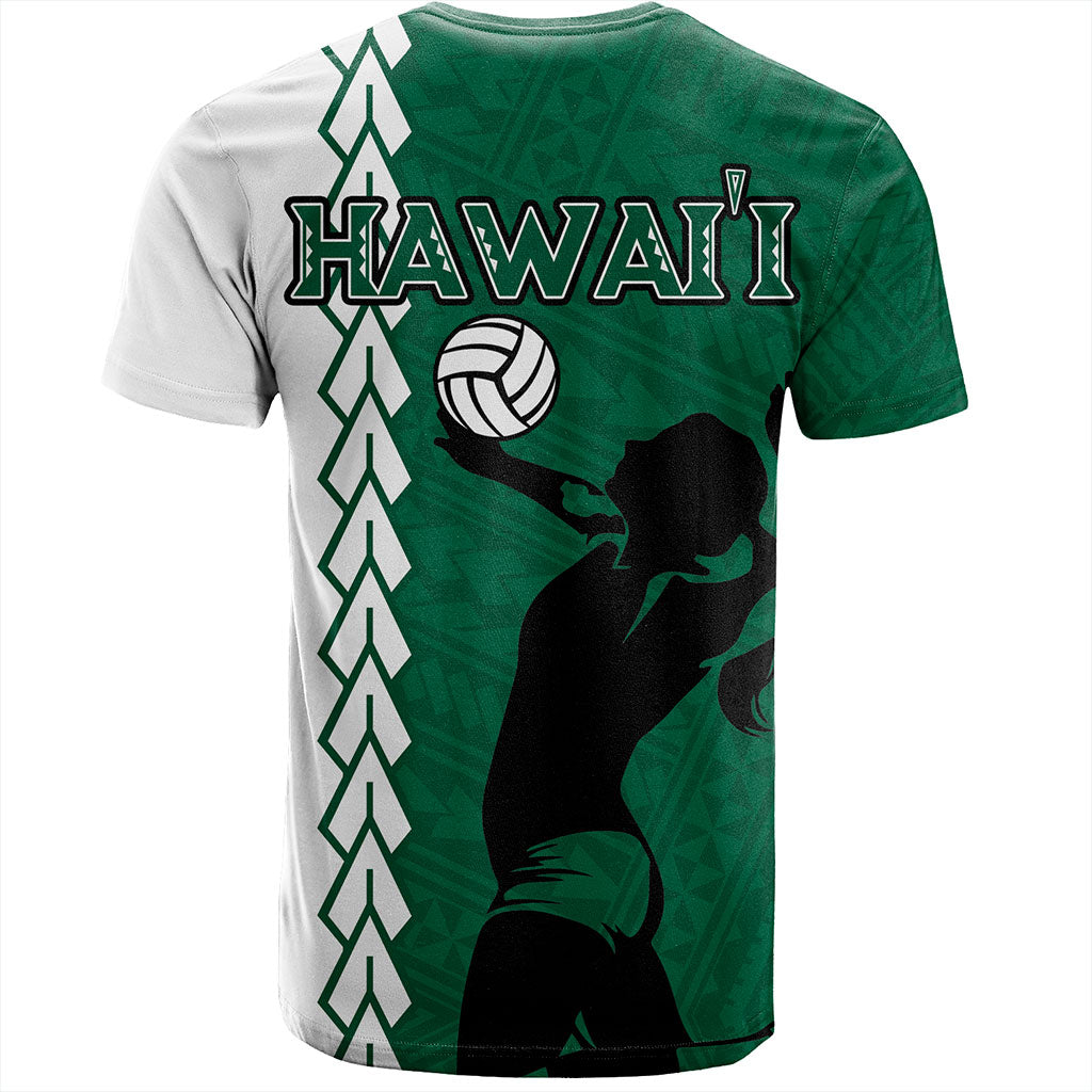 Hawaii T-Shirt Custom Women Volleyball Polynesia Tattoo