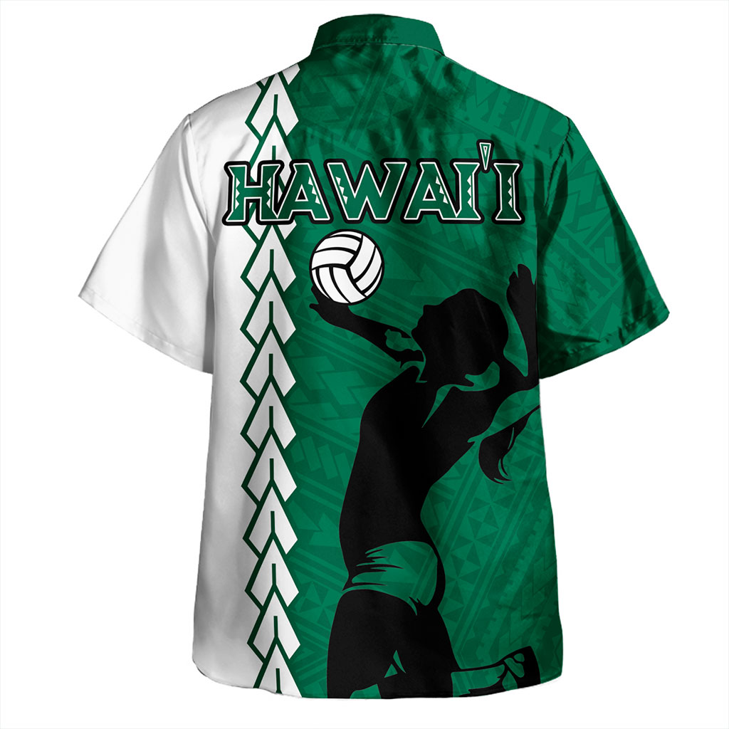 Hawaii Hawaiian Shirt Custom Women Volleyball Polynesia Tattoo