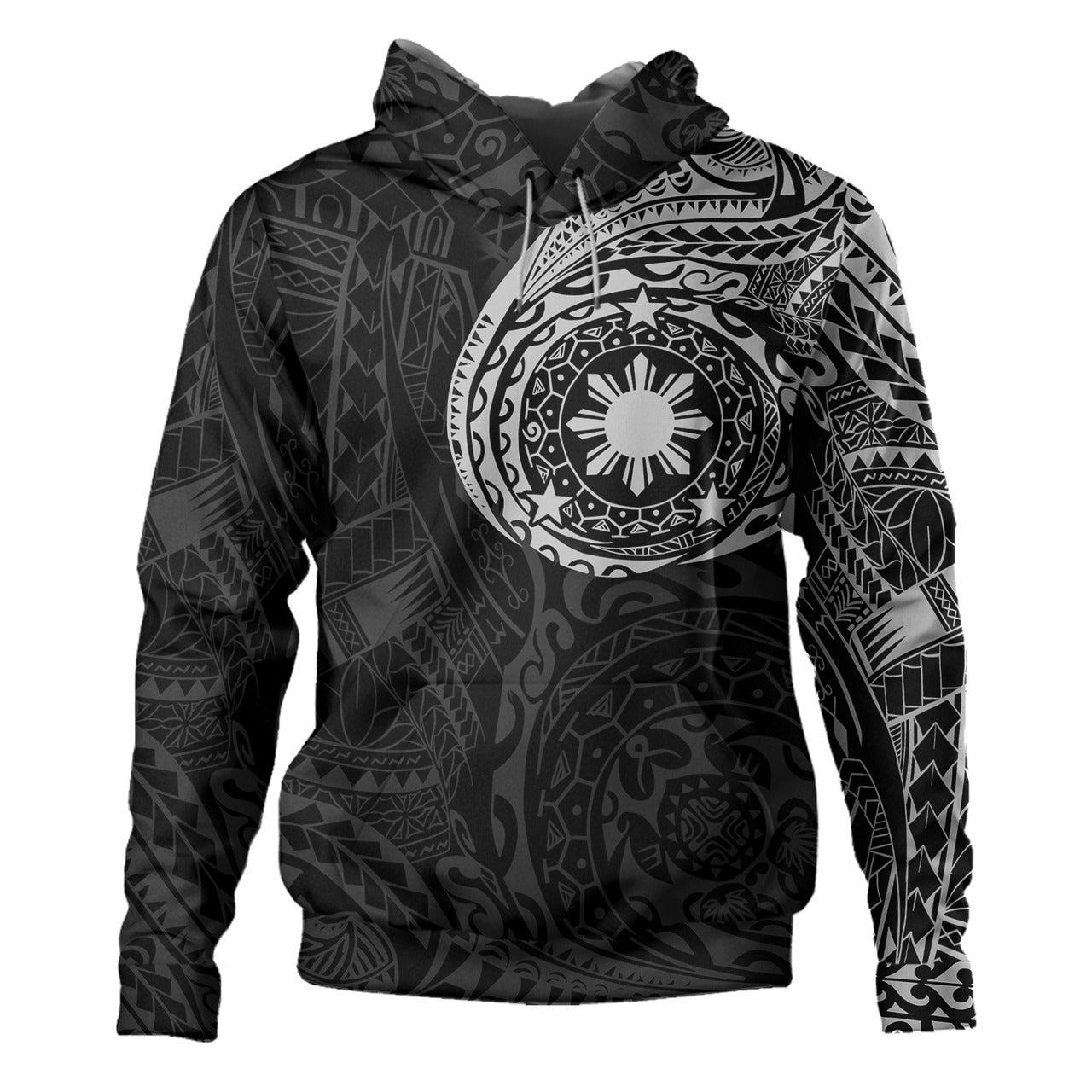 Philippines Filipinos Polynesian Tattoo Style Hoodie