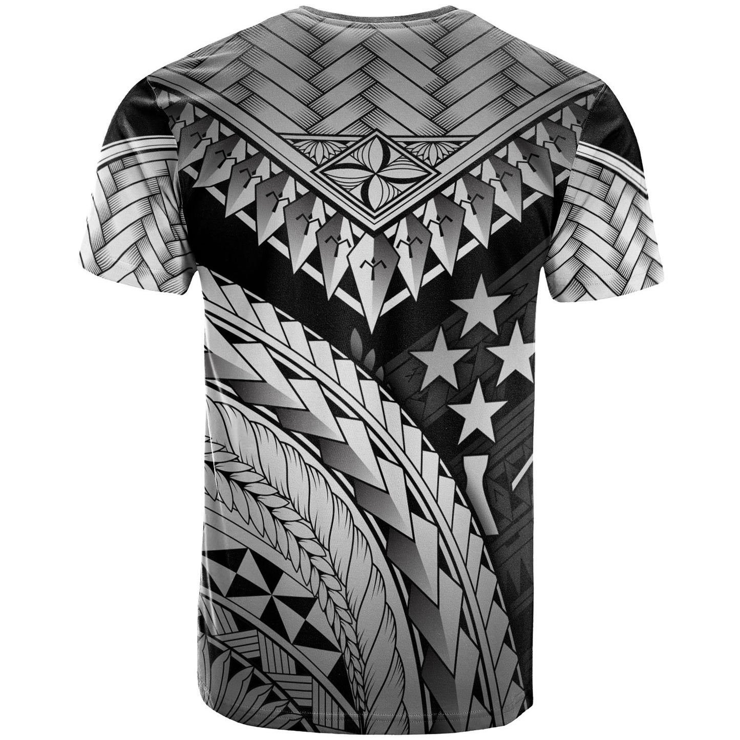 Kosrae Custom Personalised T-Shirt - Polynesian Necklace and Lauhala