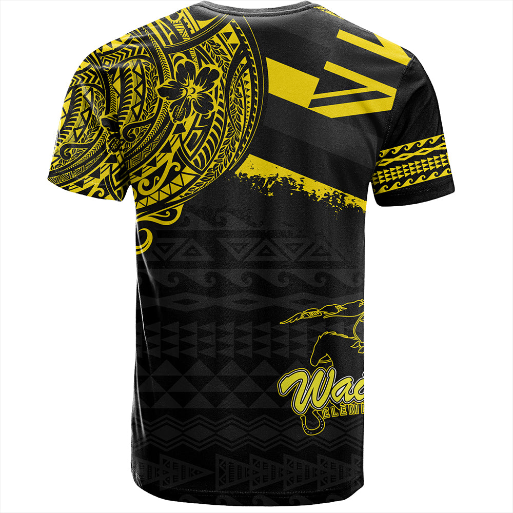 Hawaii T-Shirt Waimea Elementary School With Crest Style