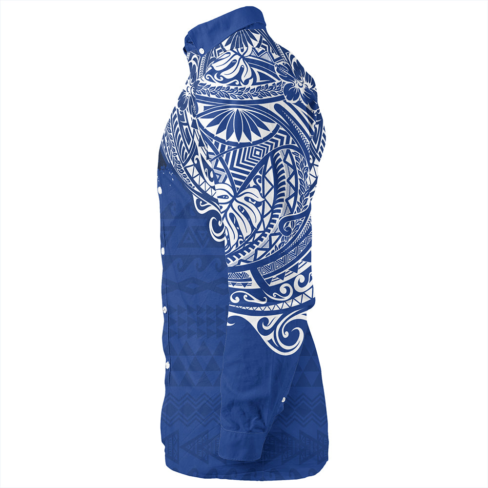 Hawaii Long Sleeve Shirt Waimea High School With Crest Style