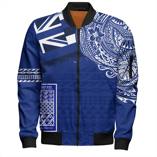 Hawaii Bomber Jacket Waimea Middle Public Conversion Charter School With Crest Style