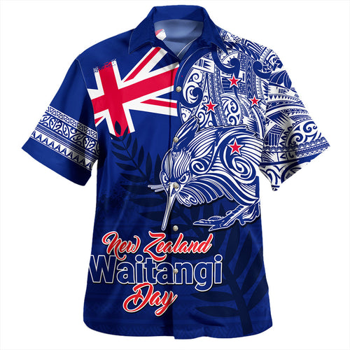 New Zealand Hawaiian Shirt Waitangi Day Maori Tribal Flag With Symbol National