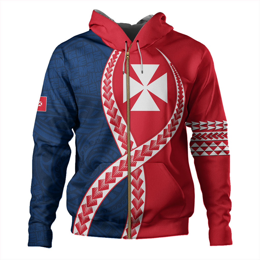 Wallis And Futuna Hoodie Tribal Polynesian In My Heart