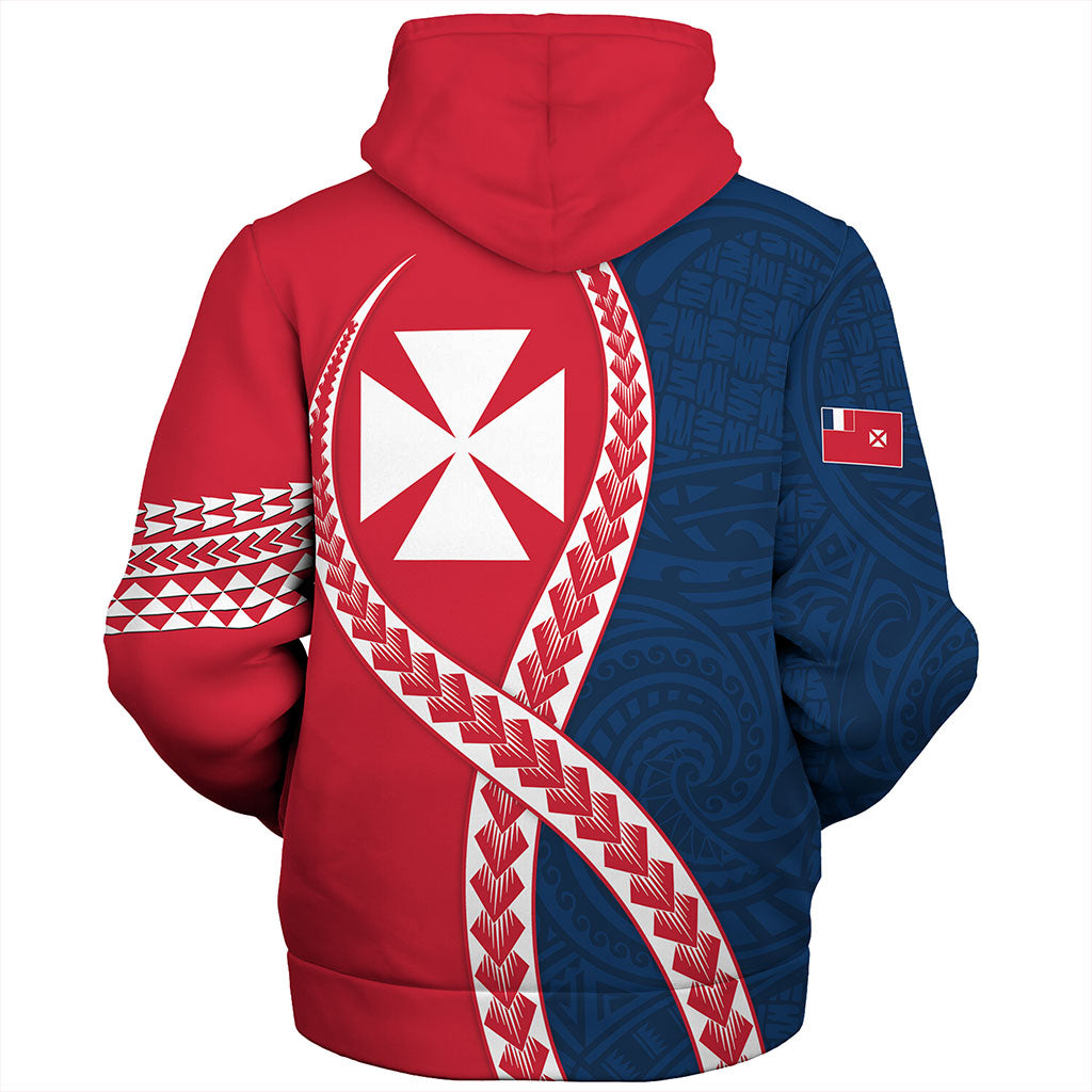 Wallis And Futuna Sherpa Hoodie Tribal Polynesian In My Heart