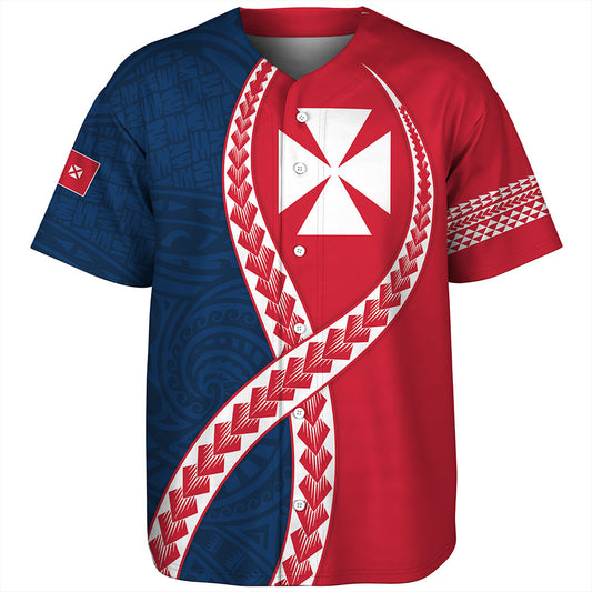 Wallis And Futuna Baseball Shirt Tribal Polynesian In My Heart
