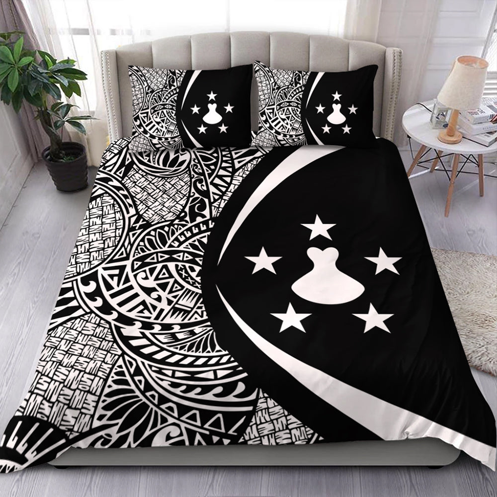 Austral Islands Bedding Set Lauhala White Circle Style