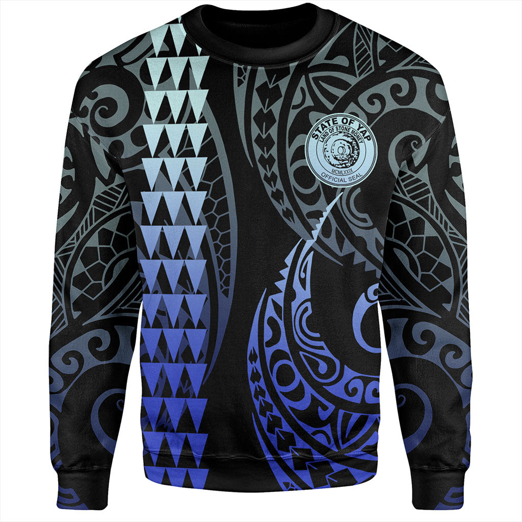 Yap State Sweatshirt Kakau Style