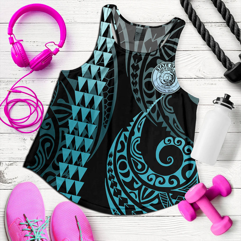Yap State Women Tank Kakau Style Ver.1