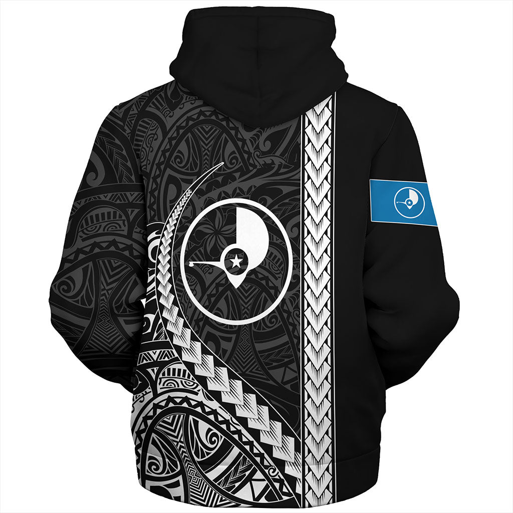 Yap State Sherpa Hoodie Tribal Micronesian Coat Of Arms