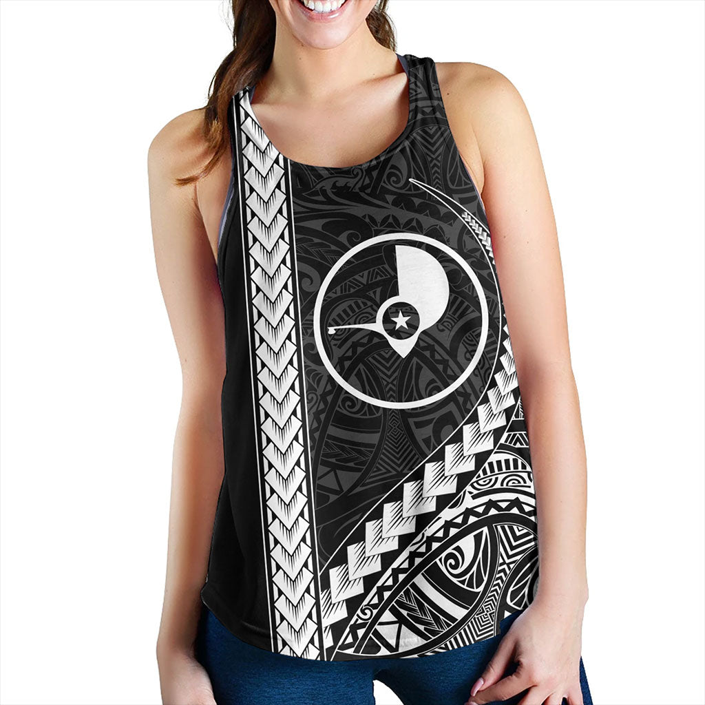 Yap State Women Tank Tribal Micronesian Coat Of Arms