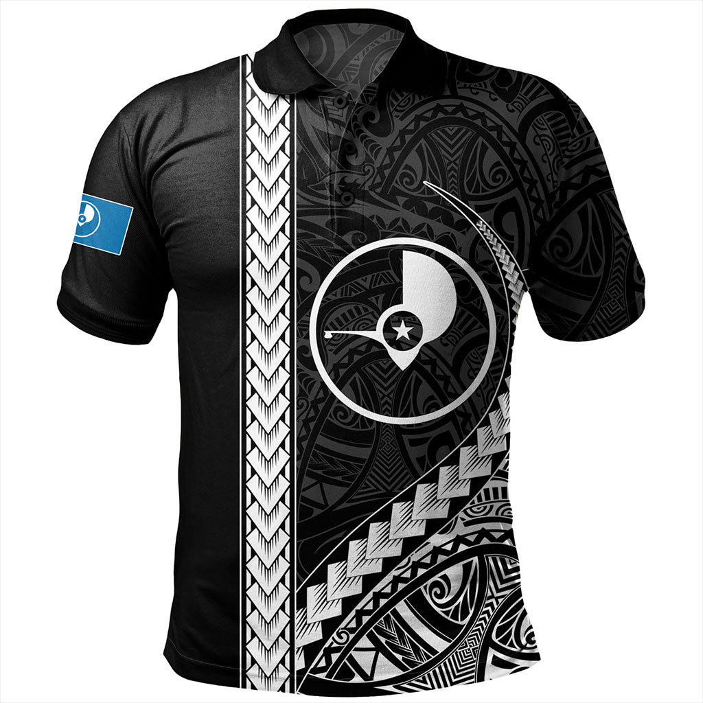 Yap State Polo Shirt Tribal Micronesian Coat Of Arms