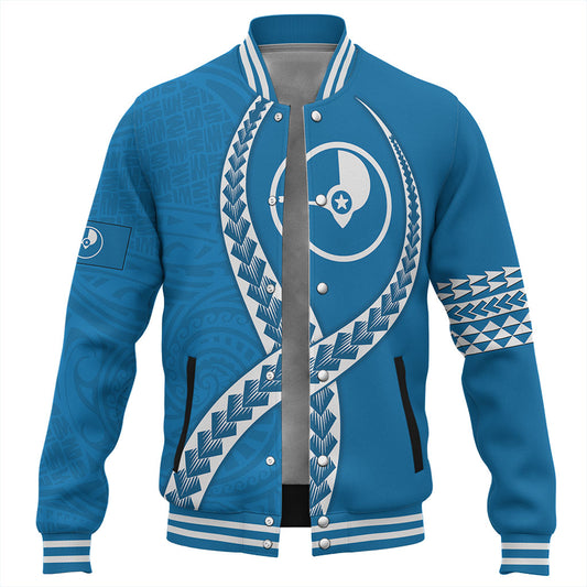 Yap State Baseball Jacket Tribal Polynesian In My Heart