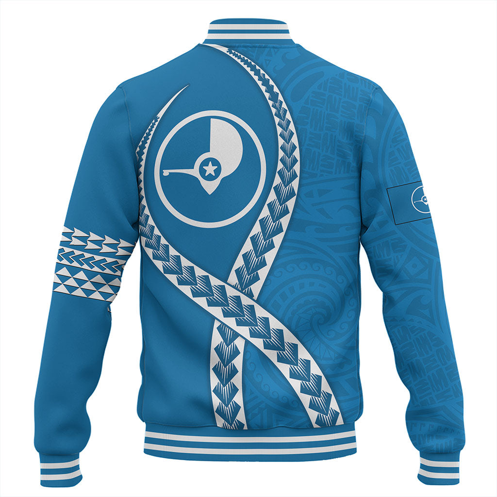 Yap State Baseball Jacket Tribal Polynesian In My Heart