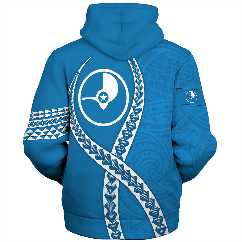 Yap State Sherpa Hoodie Tribal Polynesian In My Heart