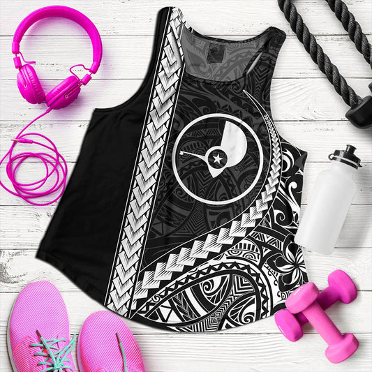 Yap State Women Tank Tribal Micronesian Coat Of Arms