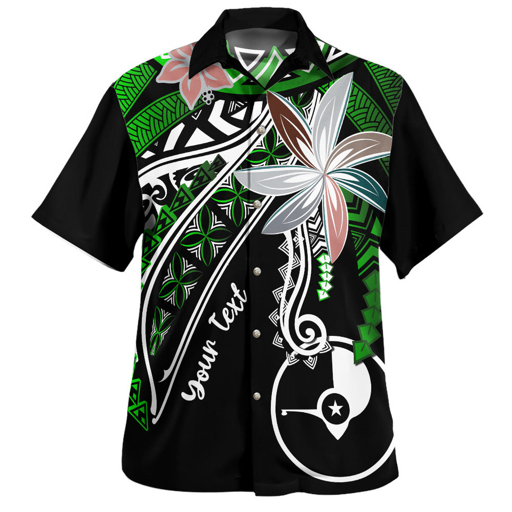 Guam Hawaiian Shirt Flag And American Half Concept Brush Style